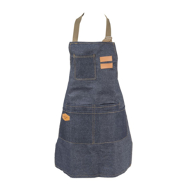 Keukenschort denim blauw