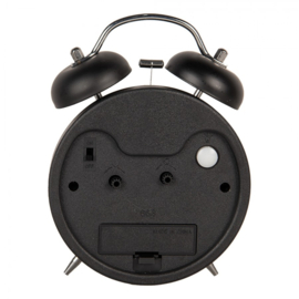 Retro wekker zwart 9*13