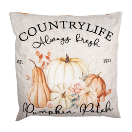 Sierkussenhoes Countrylife pompoen 45*45