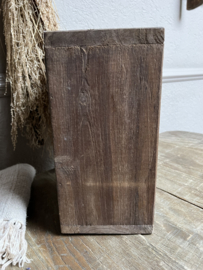 Houten keukenrolhouder met 3 laadjes 33*31*14