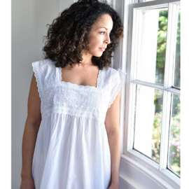 Romantisch nachthemd Pearl wit