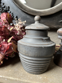 Houten decoratie pot (C) 17*10