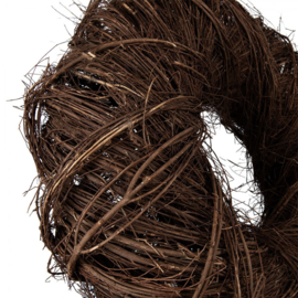 Rotan krans bruin XL 50*13