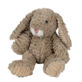 Knuffel konijn bruin 21 cm