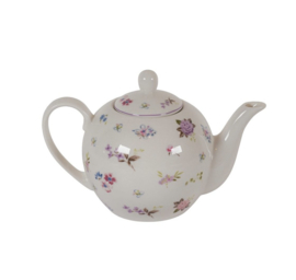 Porseleinen theepot Flora 1L