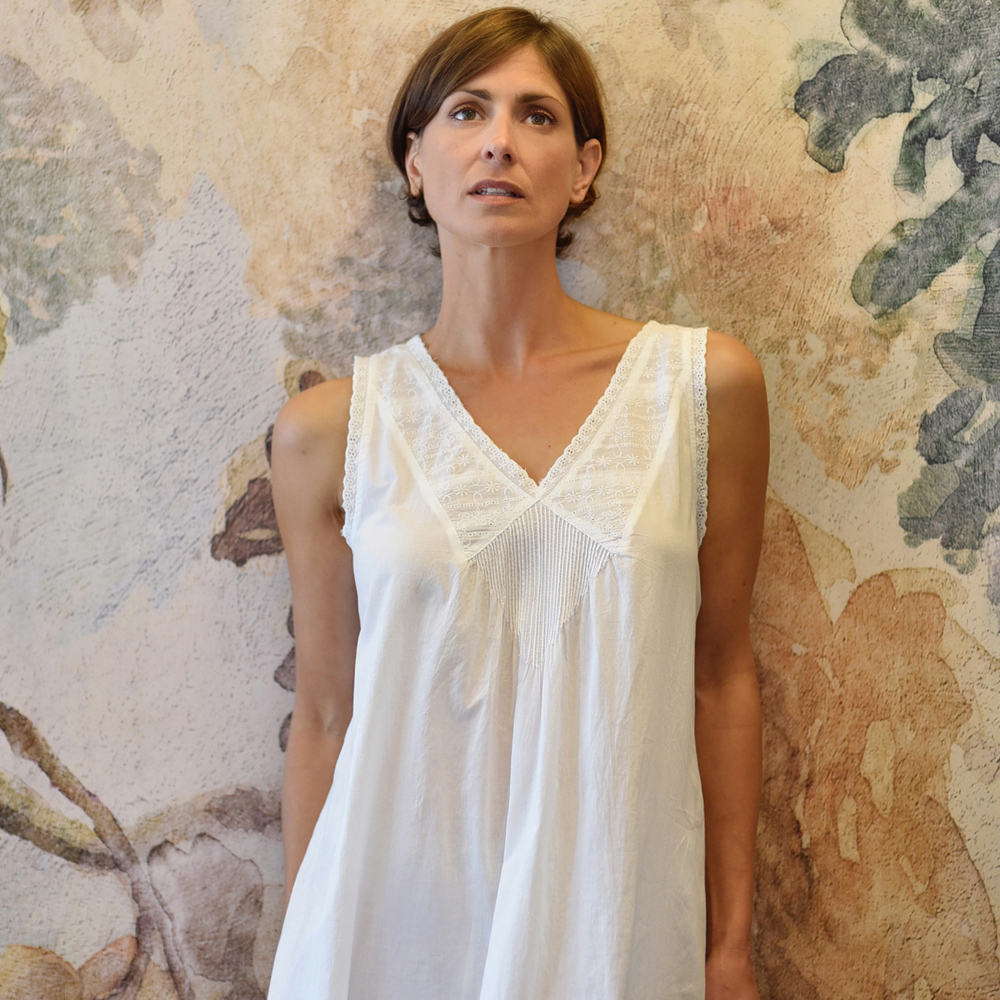 Romantisch nachthemd Jane wit