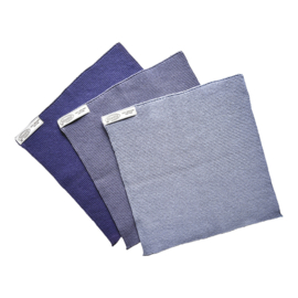 Set van 3 gebreide vaatdoeken Lavender