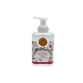 Schuimende sheaboter handzeep Happy Holidays (Kerst) 520ml