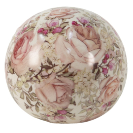 Decoratie bol met rozen 9*8