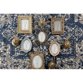 Decoratieve fotolijst roze/goud 10*15