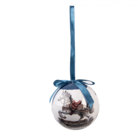 Kerstballen set (14) in luxe doos Hobbelpaard