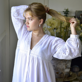 Romantisch nachthemd Clarissa wit