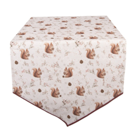Tafelloper Eekhoorns en dennenappels 50*160