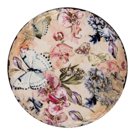 Pannenonderzetter vlinders en bloemen 16cm