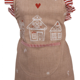 Kinder keukenschort Kerst Gingerbread