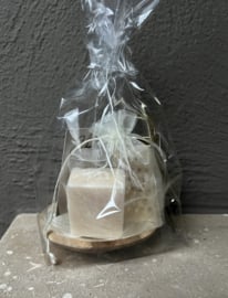 Kadoset Amberblokje White Musk