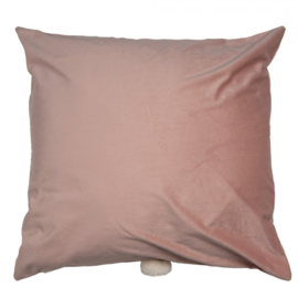 Sierkussenhoes konijn achterkant fluffy roze 45*45