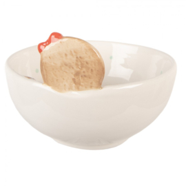 Decoratie kom/schaal gingerbread 18*17*12