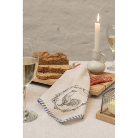 Stoffen placemats (6) Haan Devine French Rooster