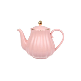Theepot Royal Rose roze/goud