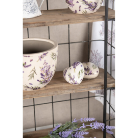 Decoratie hart Lavendel (L) 11*11*4