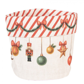 Rond broodmandje Christmas Carousel Dream