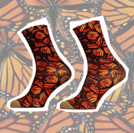Dames sokken vlinders herfst mt. 36-38
