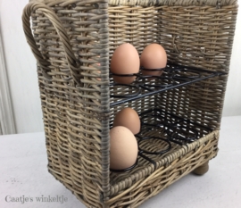 Rotan eiermand 12 stuks Eggs