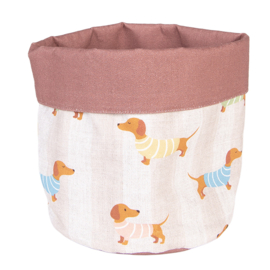 Rond broodmandje Pastel Pups