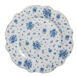 Dinerbord Blue Rose Blooming 27 cm