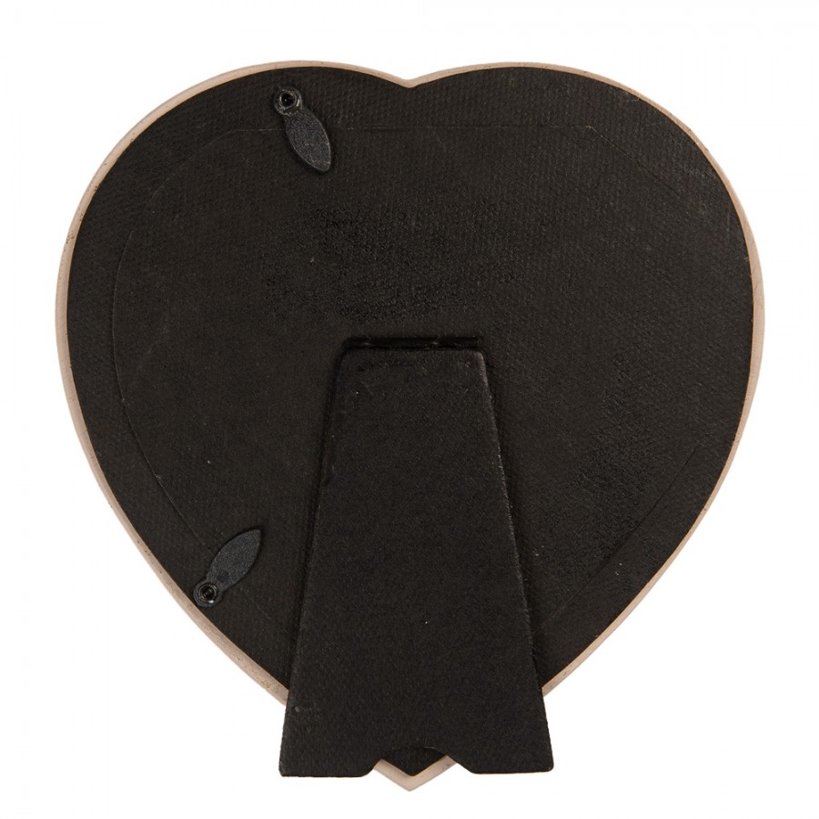 Fotolijst hartvormig roze 13*13