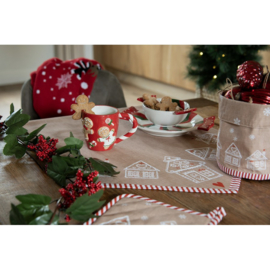 Ronde keukendoek Kerst Gingerbread