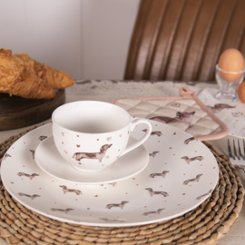 Dinerbord Dachshund Love