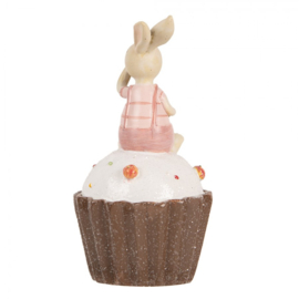 Decoratie konijntje op cupcake