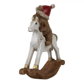 Decoratie hobbelpaard met beertje