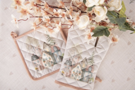 Keukendoek Huisjes en Hartjes