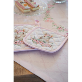 Stoelkussenhoes met ruche Floral Easter Bunny