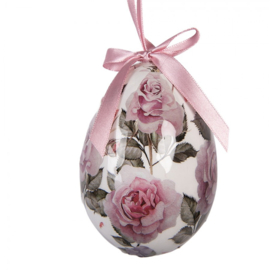 Paashangers set van 6 eieren rozen 7*10