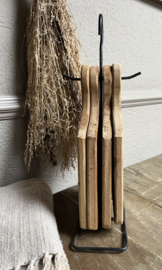 Decoratie metalen houder met 4 planken 40*18*10