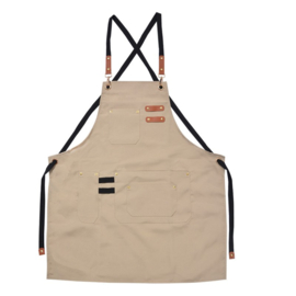 Keukenschort beige