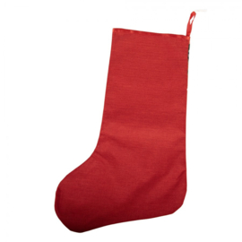 Nostalgische Kerstsok Kerstman met kind 25*36