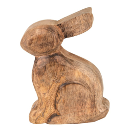 Houten decoratie konijn (M) 13*4*15