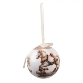 Kerstballen set (14) in luxe doos Hobbelpaard