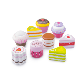 Gebakjes speelset assortiment in geschenkdoos