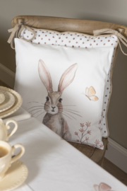 Stoelkussen met foam Rustic Easter Bunny