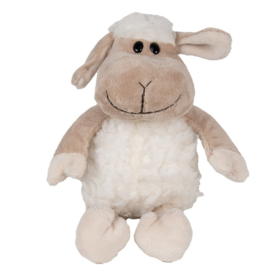 Knuffel Schaap wit/beige 10*15*19