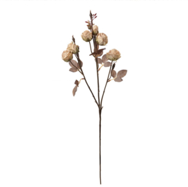 Kunstbloem met rozen beige 73 cm