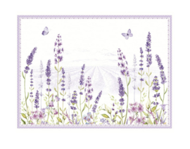 Kunststof placemats (4) Lavender Field