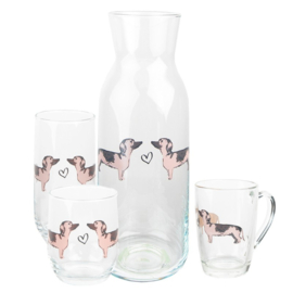 Theeglas Dachshund Love 300ml