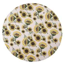 Ronde keukendoek Sunny Sunflowers